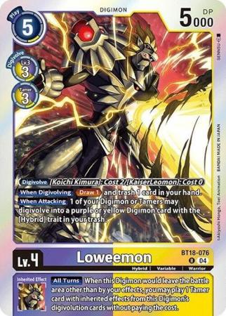 Loweemon - BT18-076 R - Rare