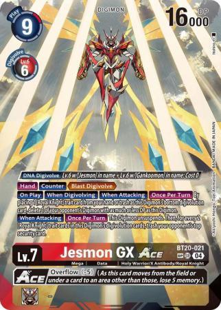 Jesmon GX ACE (Textured) - BT20-021 SR - Super Rare – Troll and Toad