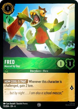Fred - Mascot by Day - 75/204 - Common Cold Foil – Troll and Toad
