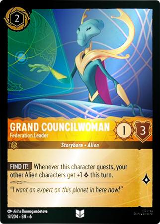 Grand Councilwoman - Federation Leader - 17/204 - Uncommon Cold Foil