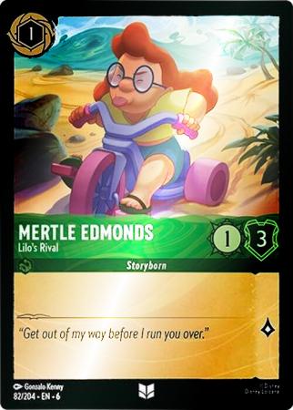 Mertle Edmonds - Lilo's Rival - 82/204 - Uncommon Cold Foil