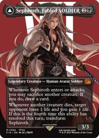 Sephiroth, Fabled SOLDIER (Borderless) - 0382