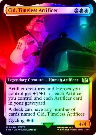 Cid, Timeless Artificer (Extended Art) - 0480 - Foil