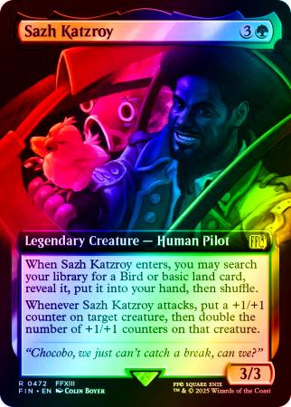 Sazh Katzroy (Extended Art) - 0472 - Foil