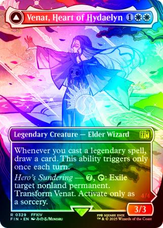 Venat, Heart of Hydaelyn (Borderless) - 0329 - Foil