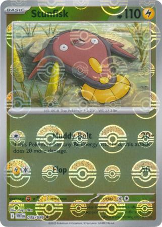 Stunfisk (Poke Ball Pattern) - 035/086 - Uncommon Reverse Holo