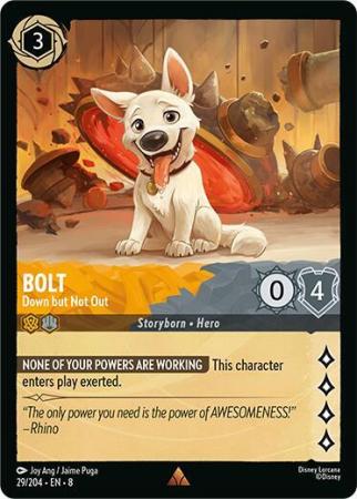Bolt - Down but Not Out - 029/204 - Rare