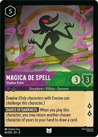 Magica De Spell - Shadow Form - 066/204 - Uncommon