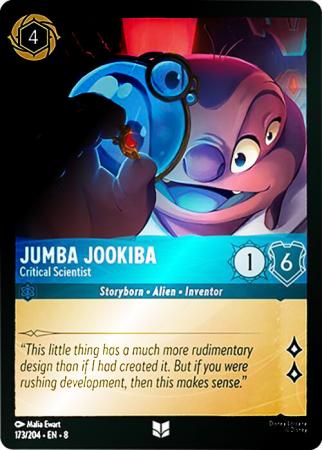 Jumba Jookiba - Critical Scientist - 173/204 - Uncommon Cold Foil