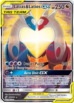 Latias & Latios GX - 170/181 - Alternate Art Ultra Rare