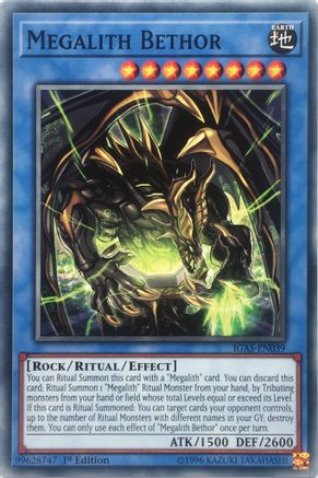 Megalith Bethor (IGAS-EN039) - Ignition Assault Common / Short Print U ...