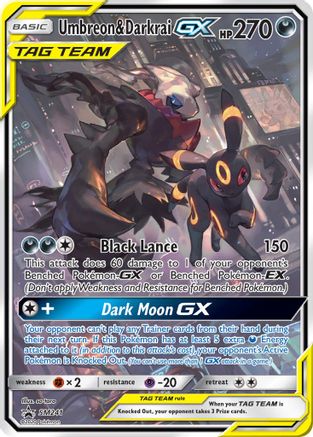 Umbreon & Darkrai GX - SM241 - Alternate Art Promo
