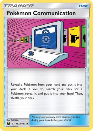 Pokemon Communication - 152b/181 - Alternate Art Non-Holo Promo