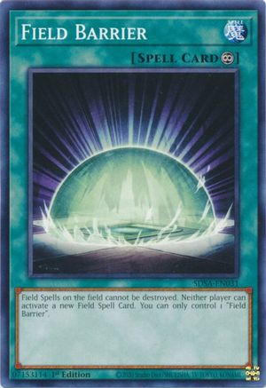 Field Barrier (SDSA-EN031) - Structure Deck: Sacred Beasts Common / Short Print 1st Edition