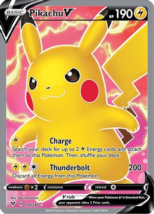 Pikachu V - 170/185 - Full Art Ultra Rare