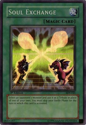 Soul Exchange (SDY-041) - Starter Deck: Yugi Super Rare 1st Edition
