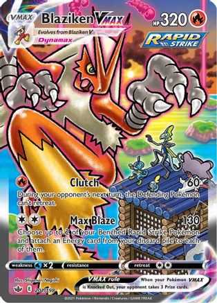 Blaziken VMAX - 201/198 - Alternate Art Secret Rare