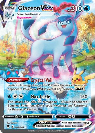 Glaceon VMAX - 209/203 - Alternate Art Secret Rare