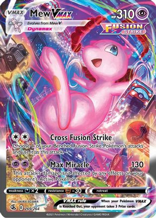 Mew VMAX - 269/264 - Alternate Art Secret Rare