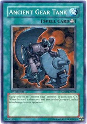 Ancient Gear Tank (SD10-EN018) - Structure Deck: Machine Re-Volt Commo ...