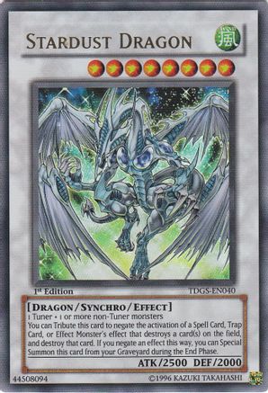 Stardust Dragon (TDGS-EN040) - The Duelist Genesis Ultra Rare 1st Edition