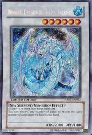 Brionac, Dragon of the Ice Barrier (HA01-EN022) - Hidden Arsenal Secret Rare Limited
