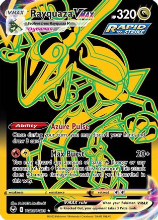 Rayquaza VMAX - TG29/TG30 - Gold Secret