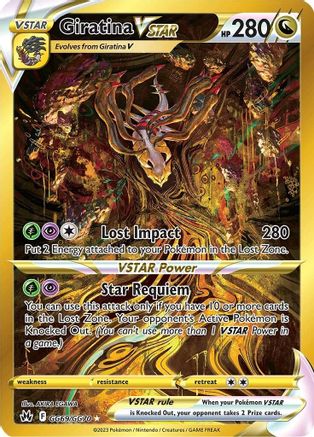 Giratina VSTAR - GG69/GG70 - Gold Secret