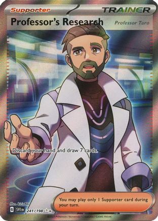 Professor's Research (Professor Turo) - 241/198 - Full Art Secret Rare