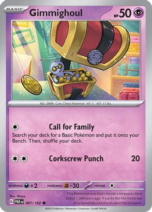 Gimmighoul - 087/182 - Common Reverse Holo
