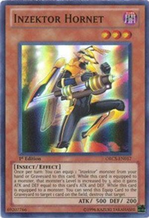 Inzektor Hornet (ORCS-EN017) - Order of Chaos Super Rare 1st Edition