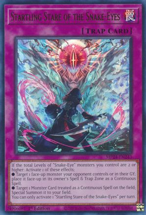 Startling Stare of the Snake-Eyes (MP24-EN243) - 25th Anniversary Tin: Dueling Mirrors Ultra Rare 1st Edition