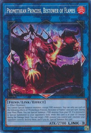 Promethean Princess, Bestower of Flames (PCR) (RA03-EN050) - Quarter Century Bonanza Prismatic Collector's Rare 1st Edition