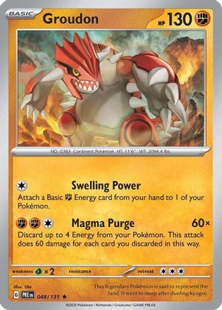 Groudon - 049/131 - Holo Rare