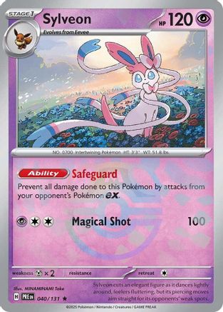 Sylveon - 040/131 - Master Ball Reverse Holo Rare