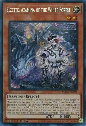 Elzette, Azamina of the White Forest (SUDA-EN008) - Supreme Darkness Secret Rare 1st Edition