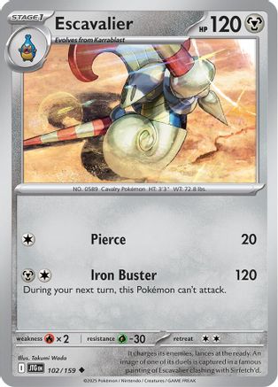 Escavalier - 102/159 - Uncommon