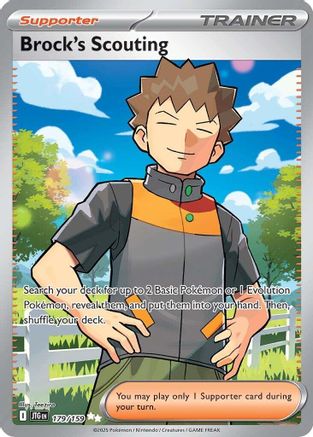 Brock's Scouting - 179/159 - Full Art Ultra Rare