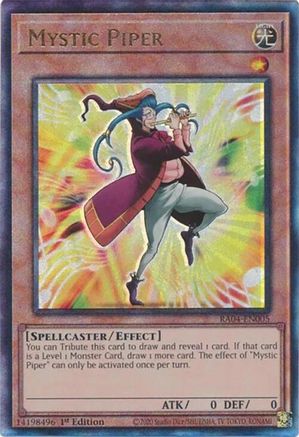 Mystic Piper (PUR) (RA04-EN005) - Quarter Century Stampede Prismatic Ultimate Rare 1st Edition