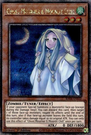 Ghost Mourner & Moonlit Chill (Quarter Century Secret Rare) (RA04-EN033) - Quarter Century Stampede Quarter Century Secret Rare 1st Edition