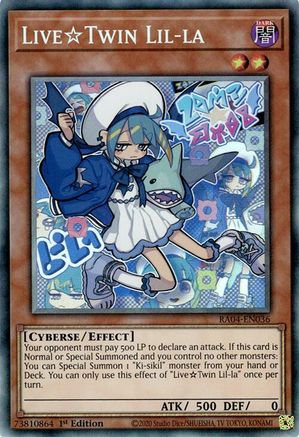 LiveTwin Lil-la (PCR) (RA04-EN036) - Quarter Century Stampede Collector's Rare 1st Edition