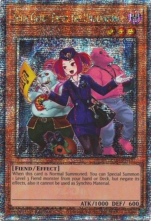 Tour Guide from the Underworld (Alternate Art) (Quarter Century Secret Rare) (RA04-EN157) - Quarter Century Stampede Quarter Century Secret Rare 1st Edition
