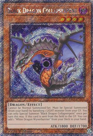 Black Dragon Collapserpent (Platinum Secret Rare) (RA04-EN204) - Quarter Century Stampede Platinum Secret Rare 1st Edition