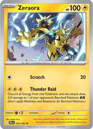 Zeraora - 078/182 - Holo Rare