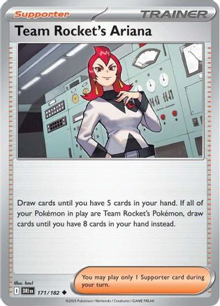 Team Rocket's Ariana - 171/182 - Uncommon Reverse Holo