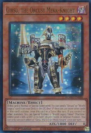 Girsu, the Orcust Mekk-Knight (BLMM-EN088) - Battles of Legend: Monster Mayhem Ultra Rare 1st Edition
