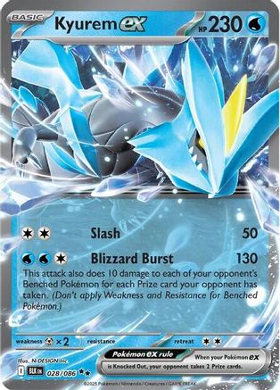 Kyurem ex - 031/086 - Double Rare