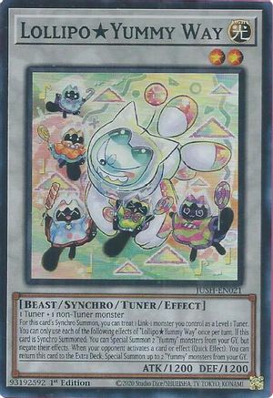 LollipoYummy Way (Super Rare) (JUSH-EN021) - Justice Hunters Super Rare 1st Edition