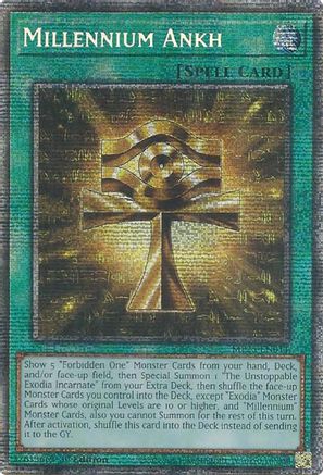 Millennium Ankh (MP25-EN011) - 2025 Mega-Pack Starlight Rare 1st Edition