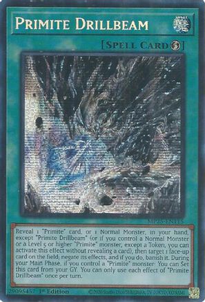 Primite Drillbeam (MP25-EN115) - 2025 Mega-Pack Prismatic Secret Rare 1st Edition